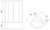Душевой уголок Royal Bath RB 100BK-C фото 8
