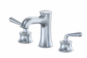 Смеситель для раковины Wonzon & Woghand WW-88159008-CR на 3 отверстия, хром