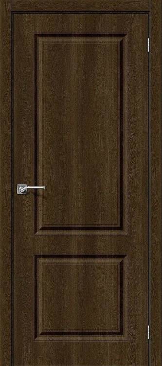 Межкомнатная дверь Bravo 146-0210 Скинни-12 Dark Barnwood 200x90
