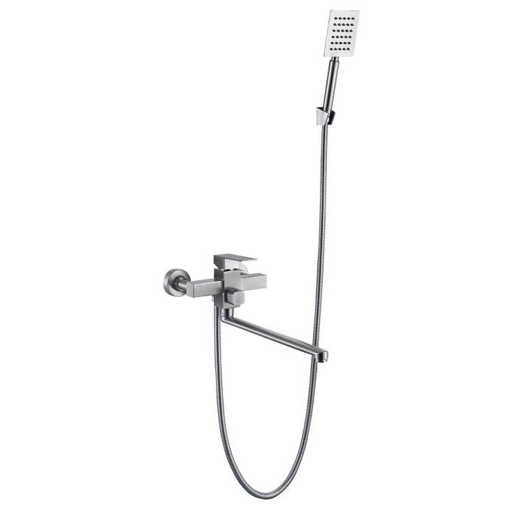 Смеситель для ванны Olive'S Valdo VL13221 нержавеющая сталь