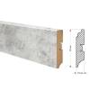 Напольный плинтус ProfBuild PLMDF16 A-1 Мокрый Шелк 2070x90x16 фото 2