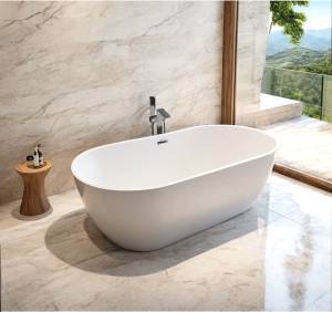 Акриловая ванна Cerutti Spa Skye CT10513 белая, 170x75