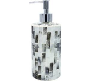 Дозатор для жидкого мыла Bath Plus Vetro W-GL0333AA-LD белый, серый