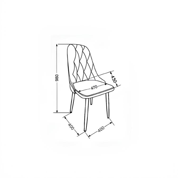 Стул Арника Граф 00-00273155 белый матовый Томми 11 графит