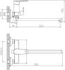 Смеситель для ванны с душем Haiba HB22563 фото 2