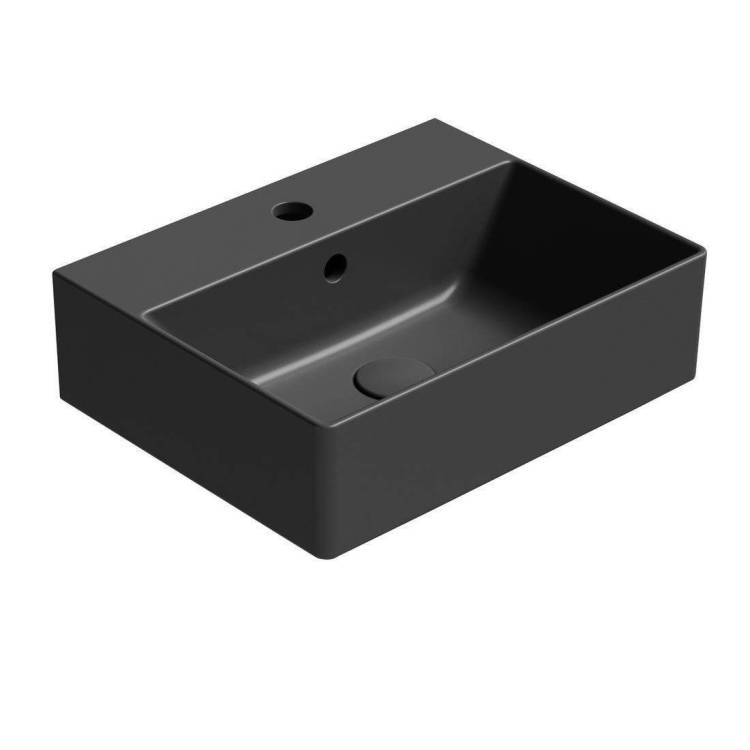 Раковина GSI Kube X 9485126 45 см, черная матовая