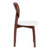 Стул Tetchair Diamante 19897 коричневый/белый 42x42x85 фото 2