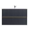 Тумба с раковиной Art&Max Elegant AM-ELEGANT-900-2C-SO-GM-LED подвесная, серый матовый
