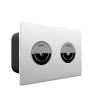 Кнопка смыва Point Венера PN44072WC белый, хром