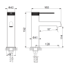 Смеситель для раковины Vincea Rim VBF-2RM1CH хром фото 3