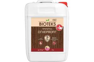 Пропитка Текс ОгнеProfit Bioteks Профи c розовым индикатором 5 л
