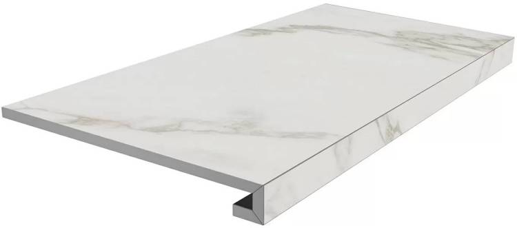 Ступень Kerama Marazzi Монте Тиберио SG850190R/GCF клееная серый светлый матовый 33x80x0.9