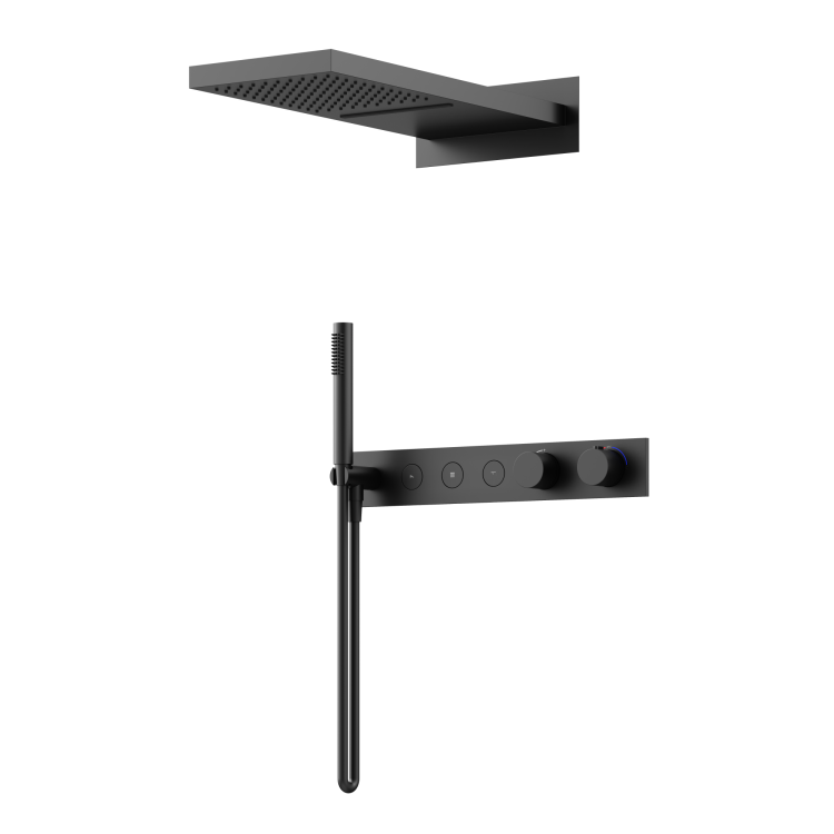 Душевая система Sancos Linn SC9023MB черный
