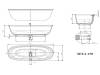 Ванна из искусственного камня Plumberia Selection SETA 170BO 170x75, белый матовый фото 8