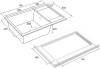 Комплект Paulmark PM317850-GRM серый металлик + Смеситель Paulmark Essen Es213011-402 для кухонной мойки, серый металлик фото 6