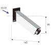 Излив Remer Qubika 91Q2 хром фото 2