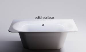 Ванна из искусственного камня Астра-Форм Прима 185.1x90.2 Solid Surface, белая матовая