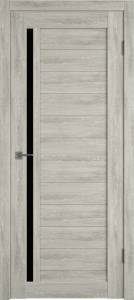 Межкомнатная дверь Владимирская Фабрика Дверей Atum 9 Lin Vellum стекло Black Gloss 600x2000
