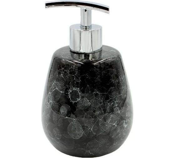 Дозатор для жидкого мыла Bath Plus Pietra W-CE2242AA-LD черный