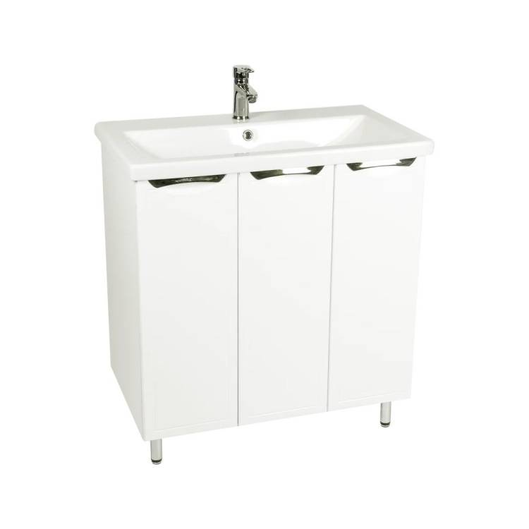 Тумба с раковиной Viant Лима VLIM80CO-T3ST 425x760x820 3 ств