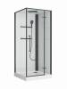Душевая кабина BelBagno UNO-CAB-A-1-90-C-NERO-Bi-TOP-R правая, 90x90x213