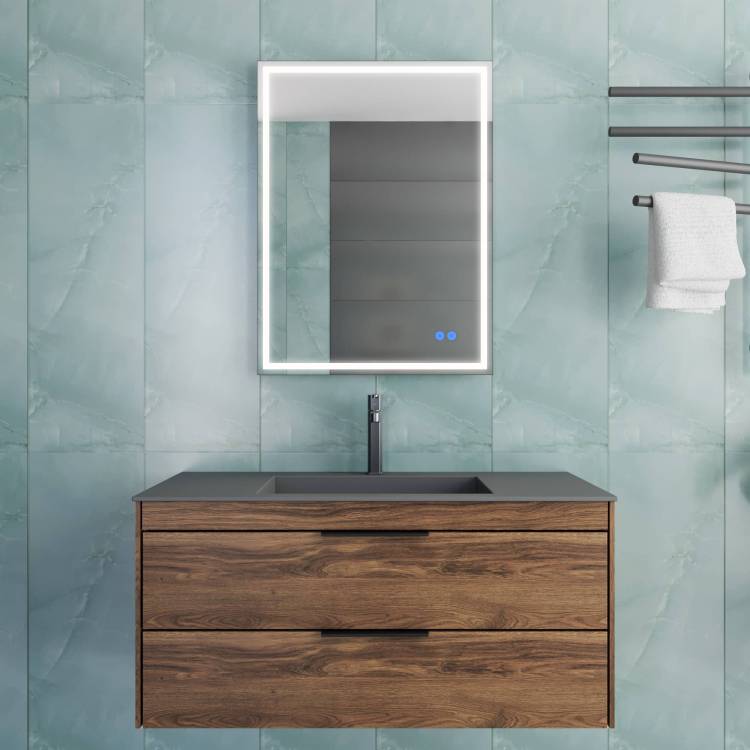 Тумба под раковину Vincea Chiara 2D 1000 VMC-2C2100CO подвесная, C.Oak