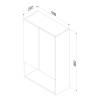 Шкаф Am.Pm X-Joy M85CHX06021WG 60 см, белый глянец фото 10