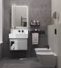 Зеркало Kerama Marazzi Tecno M 65 TE.M.mi.65 с поворотной дверцей, подсветкой и функцией антизапотевание, белое фото 6