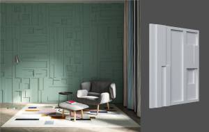 Гипсовая панель Deco Line Design Line Tetris 60x4x60