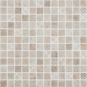 Мозаика Vidrepur Hydraulic Born Beige (на сетке) (2.5x2.5) 31.5x31.5