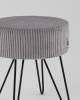 Пуф Stool Group Спейси vd-spacy-cl-steel светло-серый, велюр рельефный фото 5