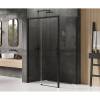 Душевое ограждение NEW TRENDY PRIME BLACK L 130x90x200 D-0322A/D-0129B (черный) фото 2