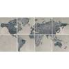 Панно Kerama Marazzi Вокруг Света OS/A249/8x/5285 (к-т 8 шт) 40x80