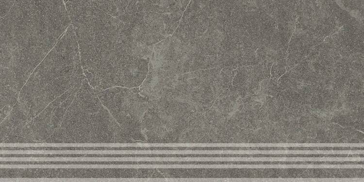 Ступень Kerama Marazzi Эстерель KM6060G0531RGRF серый тёмный матовый обрезной 30x60