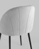 Набор из 2 стульев Stool Group Логан AV 413-Cs-08 X2 светло-серый, велюр фото 7