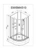 Душевая кабина AvaCan EM4510NGM с гидромассажем, 100x100x210 фото 13