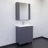 Тумба с раковиной Comforty Лима-70 00-00013686 антрацит фото 7