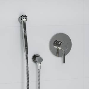 Гигиенический душ Wasserkraft A14156 встраиваемый, шланг 100 см, хром