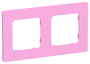 Рамка 2-постовая IEK Flite FI-M22-32-20-K99 пурпурный