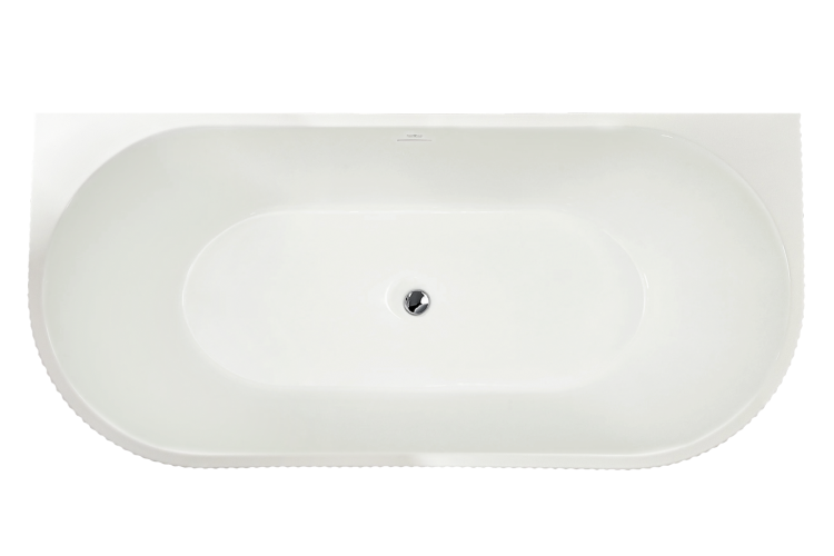 Акриловая ванна Royal Bath Nero RB611900CH белая, 150x75
