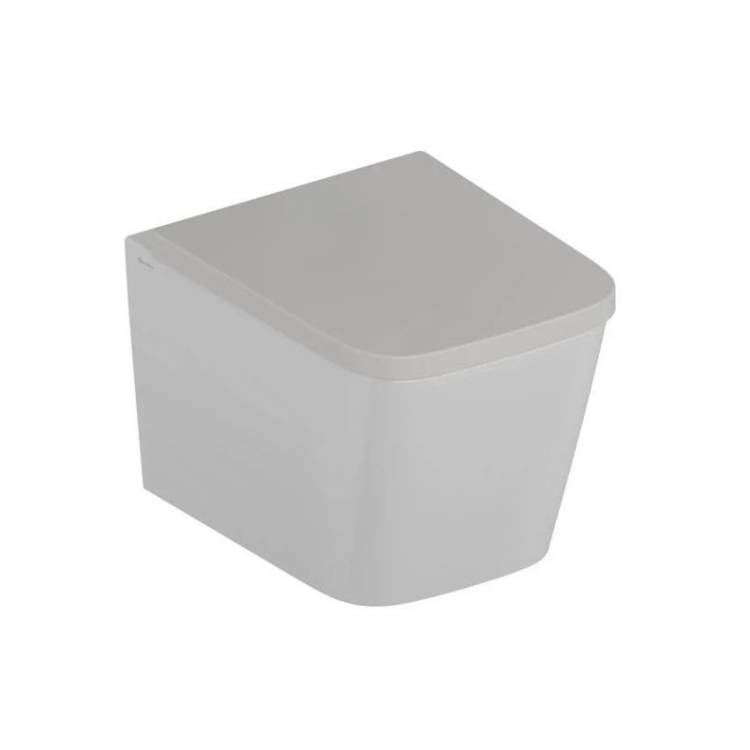 Унитаз подвесной Knotlor Essence WC50WG безободковый, с крышкой-сиденьем микролифт