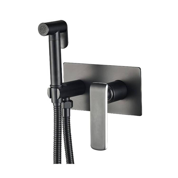 Гигиенический душ Haiba HB55548-7 черный, хром