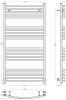 Полотенцесушитель водяной Сунержа Аркус 00-0251-1260 120x60 фото 3