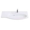 Мебельная раковина Kerama Marazzi Riva 100 R белая глянцевая фото 4