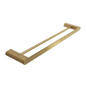 Полотенцедержатель Cezares Stylus STYLUS-THD-60-BORO двойной, брашированное золото