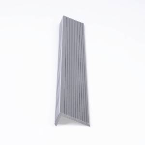 Угол торцевой Варяжский Композит Серый 3000x70x35