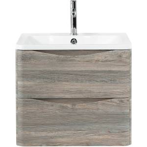 Тумба с раковиной Belbagno Acqua ACQUA-700-2C-SO-PS 70x45x50 Pino Scania подвесная с двумя выкатными ящиками