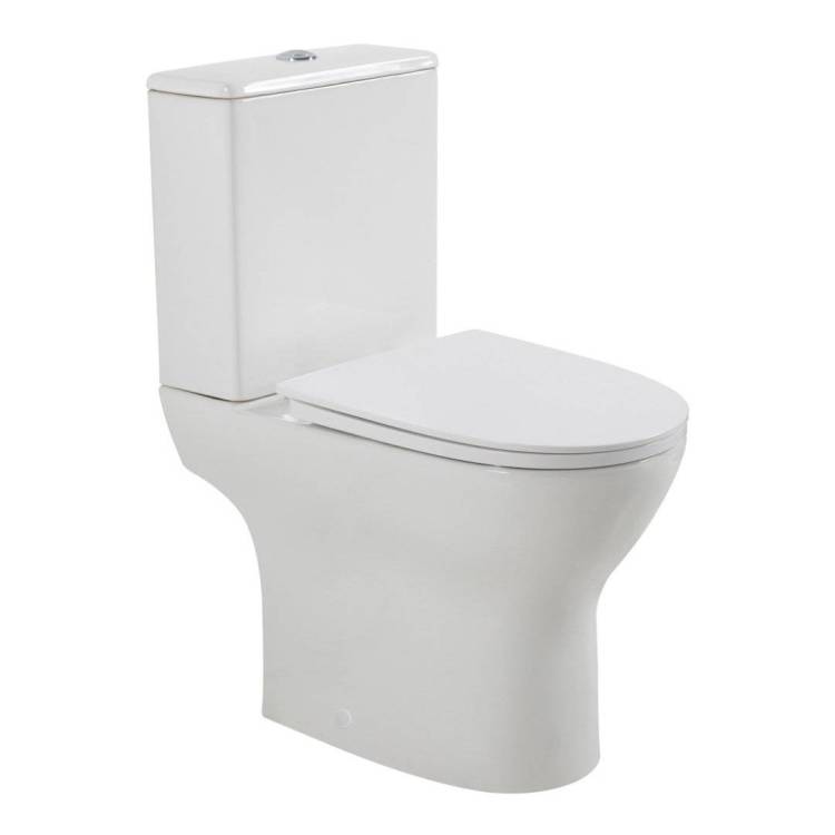 Унитаз-компакт BelBagno Lounge BB045CPR/BB045/051SC безободковый Белый