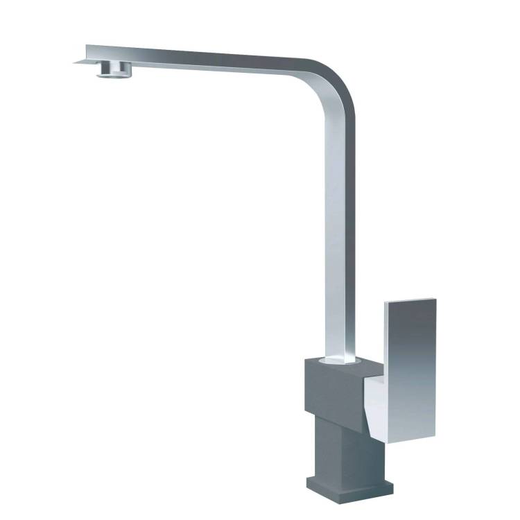 Смеситель для кухни Florentina Сильвер 313.15H.1123.307 серый шелк