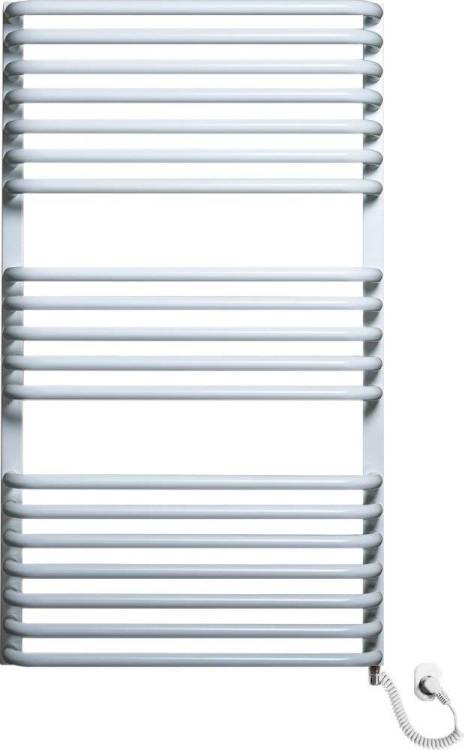 Полотенцесушитель электрический Luxrad Salto Invest 063721 92х53 R, белый, терморегулятор selmo pad